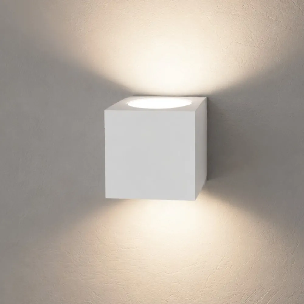 Applique Da Parete-Top Light Applique led cubo bianco moderno da parete per interni
