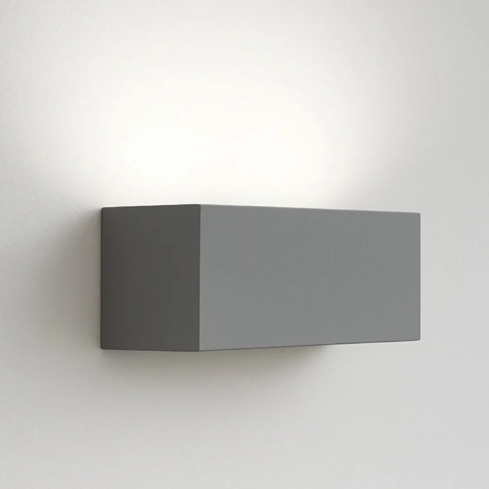 Applique Da Parete-Top Light Applique led grigio per interni moderna toplight eccentric