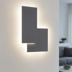 Applique Da Parete-Perenz Illuminazione Applique led grigio scuro quantic moderna