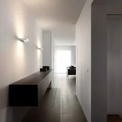 Applique Da Parete-Linea Light Applique led 3000k bianca biemissione regolo