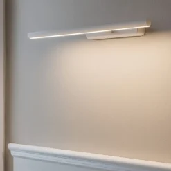 Applique Da Parete-Linea Light Applique led 2700k bianca sottile straight 52cm