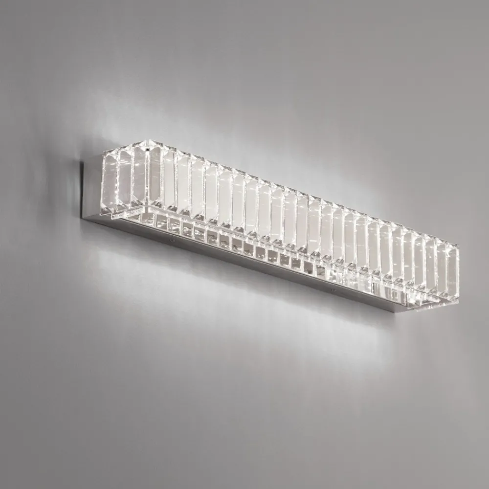 Applique Da Parete-Selezionato da Mazzolaluce Applique led 3500k di cristallo da parete design