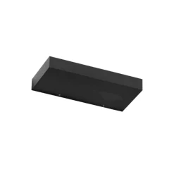 Applique Da Parete-Linea Light Applique led 3000k mono emissione regolo nera