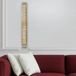 Applique Da Parete-Selezionato da Mazzolaluce Applique led 3500k oro cristalli trasparenti