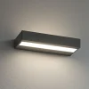 Applique Da Parete-Linea Light Applique led 3000k regolo antracite 31cm