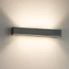 Applique Da Parete-Linea Light Applique led biemissione grigio cemento box