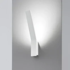 Applique Da Parete-Stilnovo Applique led moderna 22w 3000k nera lama