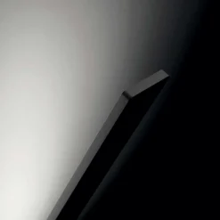 Applique Da Parete-Stilnovo Applique led moderna 22w 3000k nera lama