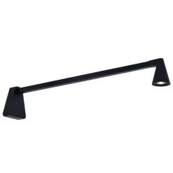 Applique Da Parete-Selezionato da Mazzolaluce Applique led nero 80 cm moderna sporgente dalla parete