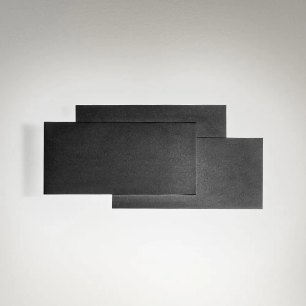 Applique Da Parete-Perenz Illuminazione Applique led nero design moderna dip
