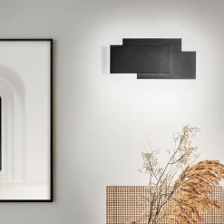 Applique Da Parete-Perenz Illuminazione Applique led nero design moderna dip