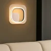 Applique Da Parete-Selezionato da Mazzolaluce Applique led oro nero quadrato design moderno 12w 3000k dimmerabile