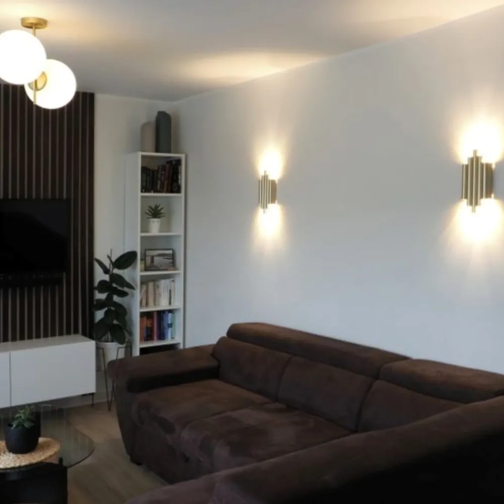 Applique Da Parete-Selezionato da Mazzolaluce Applique led oro 21w 3000k design moderna per salotto