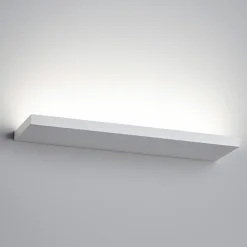 Applique Da Parete-IsyLuce Applique led plate bianco 24w 3000k fp