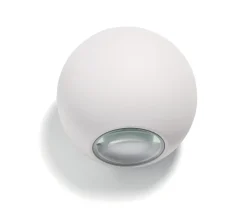 Applique Da Parete-Vivida International Applique led sfera bianca biemissione 3w 3000k 4000k dimmerabile vivida sky fall