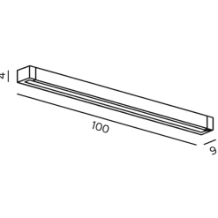 Applique Da Parete-Perenz Illuminazione Applique led sway girevole bianco 35w 3000k 4000k 6000k moderna perenz