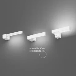 Applique Da Parete-Perenz Illuminazione Applique led 14w cct bianco girevole elle