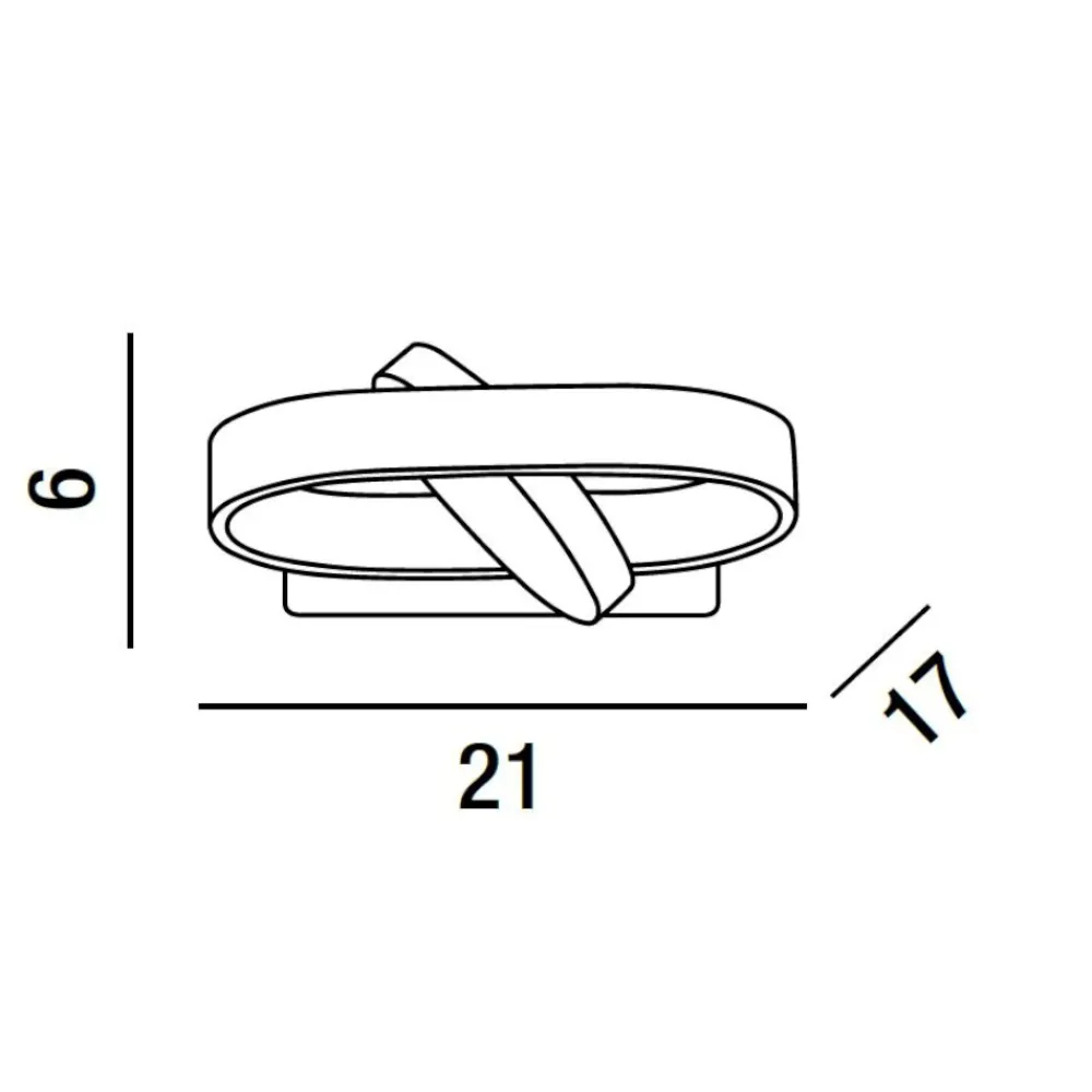 Applique Da Parete-Perenz Illuminazione Applique led 6w cct orientabile moderno bianco perenz belt