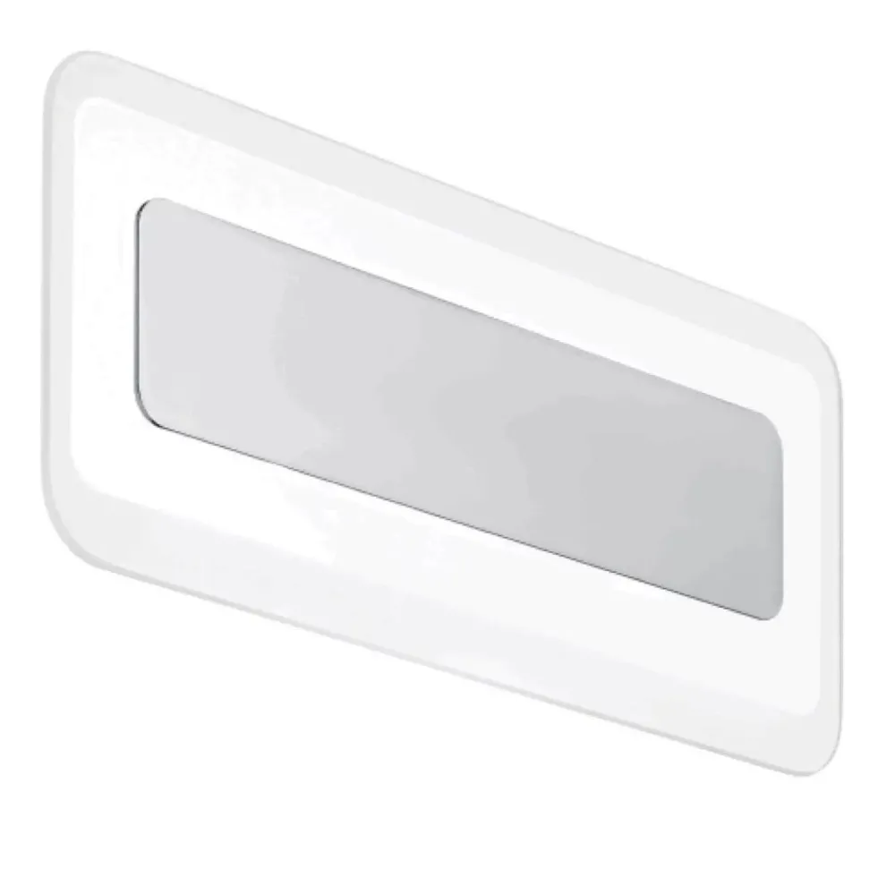 Applique Da Parete-Linea Light Applique led 14w 3000k antille s design moderna cromo