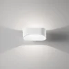 Applique Da Parete-IsyLuce Applique led 10w 3000k bianca design moderna
