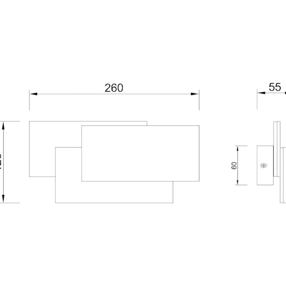 Applique Da Parete-Selezionato da Mazzolaluce Applique led 12w 3000k bianco design moderna