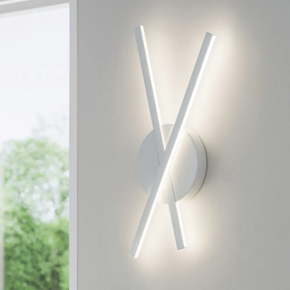 Applique Da Parete-Selezionato da Mazzolaluce Applique led 18w 3000k bianco moderna design da parete