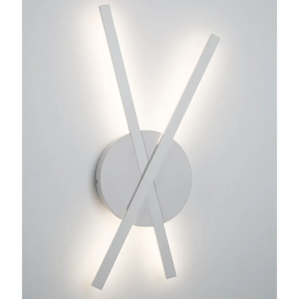 Applique Da Parete-Selezionato da Mazzolaluce Applique led 18w 3000k bianco moderna design da parete