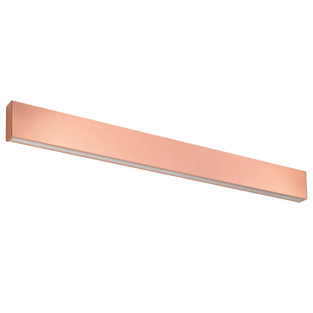 Applique Da Parete-Linea Light Applique led 41w 2700k bi emissione box w2 rame