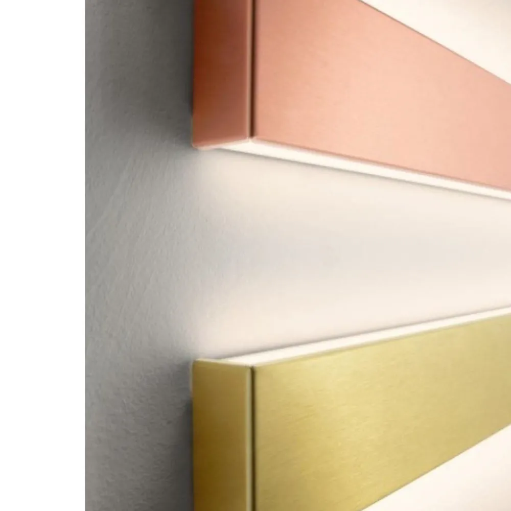 Applique Da Parete-Linea Light Applique led 41w 2700k bi emissione box w2 rame