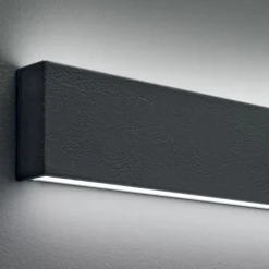 Applique Da Parete-Linea Light Applique led 28w 3000k bi emissione box w2 cemento