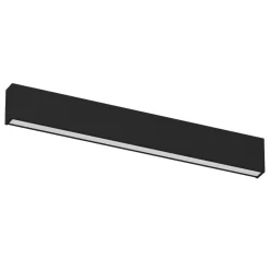 Applique Da Parete-Linea Light Applique led 28w 3000k bi emissione nero box w2