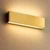 Applique Da Parete-Linea Light Applique led 19w 3000k bi emissione ottone box w2