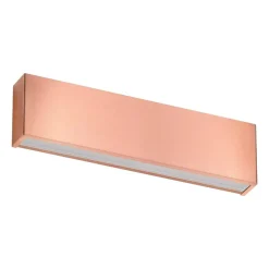 Applique Da Parete-Linea Light Applique led 19w 2700k bi emissione rame box w2