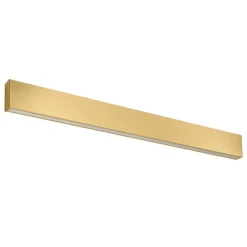 Applique Da Parete-Linea Light Applique led 41w 2700k box w1 ottone mono emissione