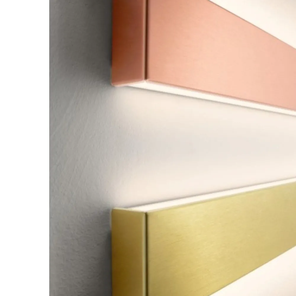Applique Da Parete-Linea Light Applique led 28w 3000k box w1 rame mono emissione