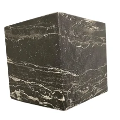 Applique Da Parete-Selezionato da Mazzolaluce Applique led 13w 3000k cubo effetto marmo nero striature bianche fp