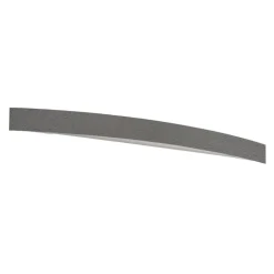 Applique Da Parete-Linea Light Applique led 35w 3000k curve grigio scuro cemento