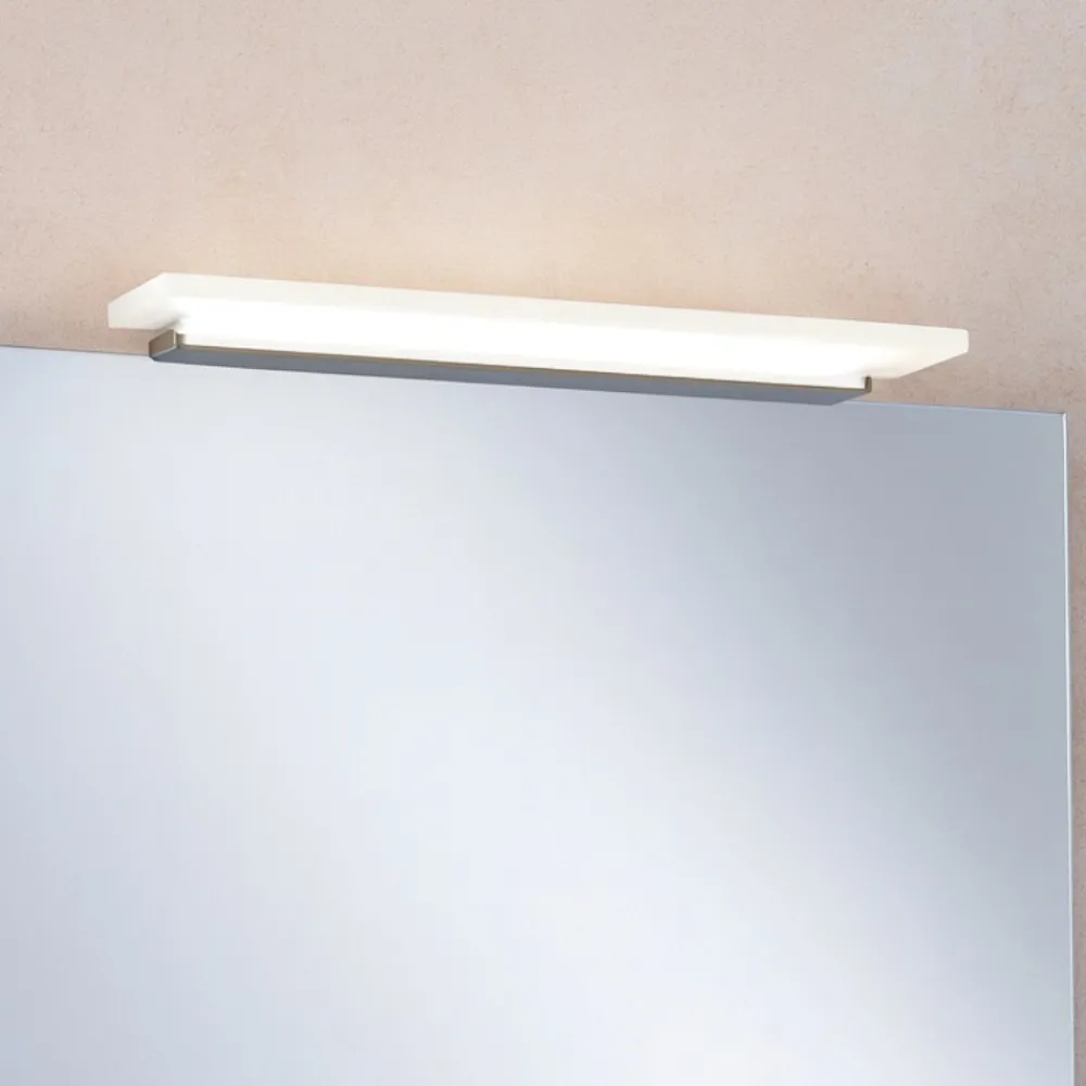 Applique Da Bagno-Linea Light Applique led 14w 3000k da bagno skinny alluminio anodizzato