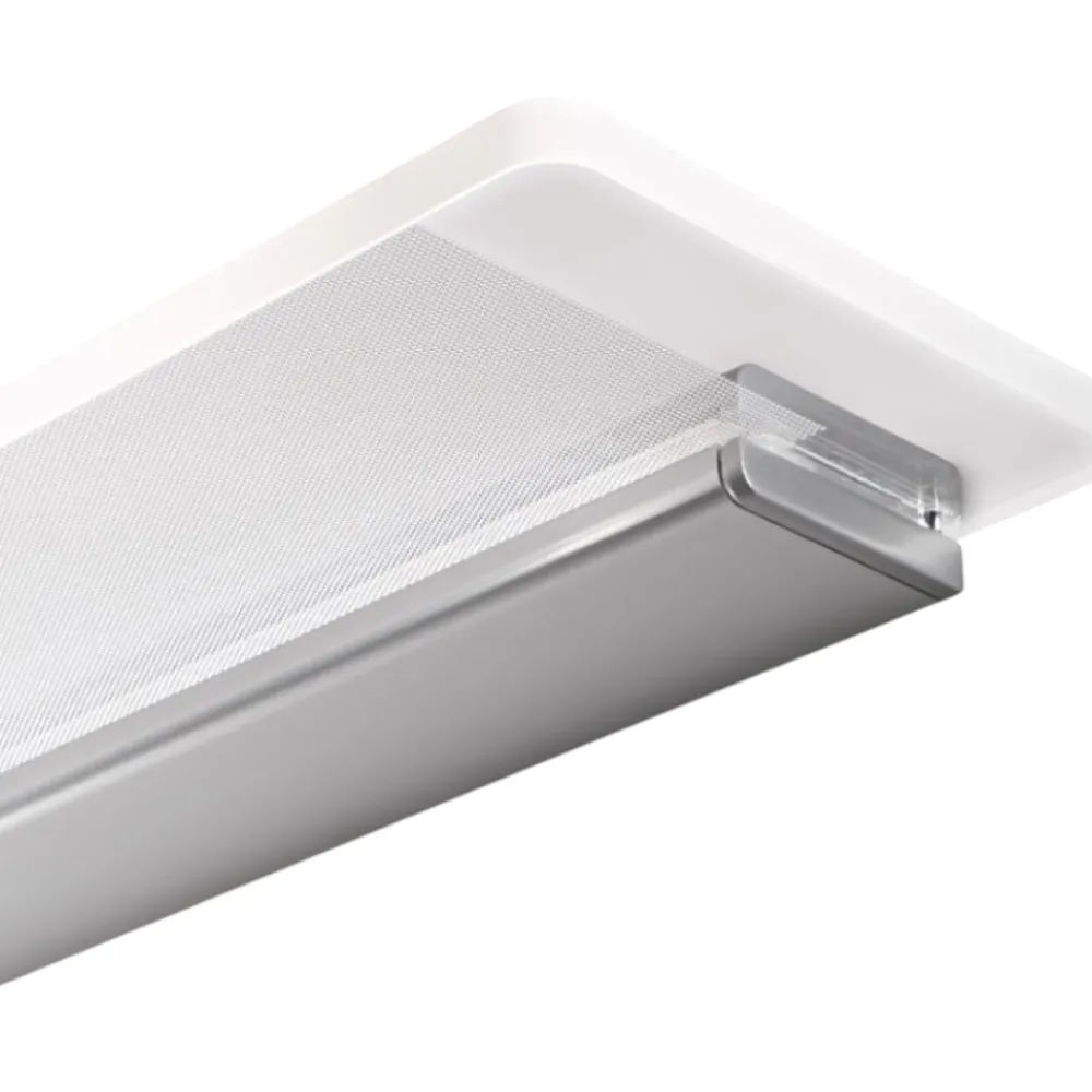 Applique Da Bagno-Linea Light Applique led 14w 3000k da bagno skinny alluminio anodizzato