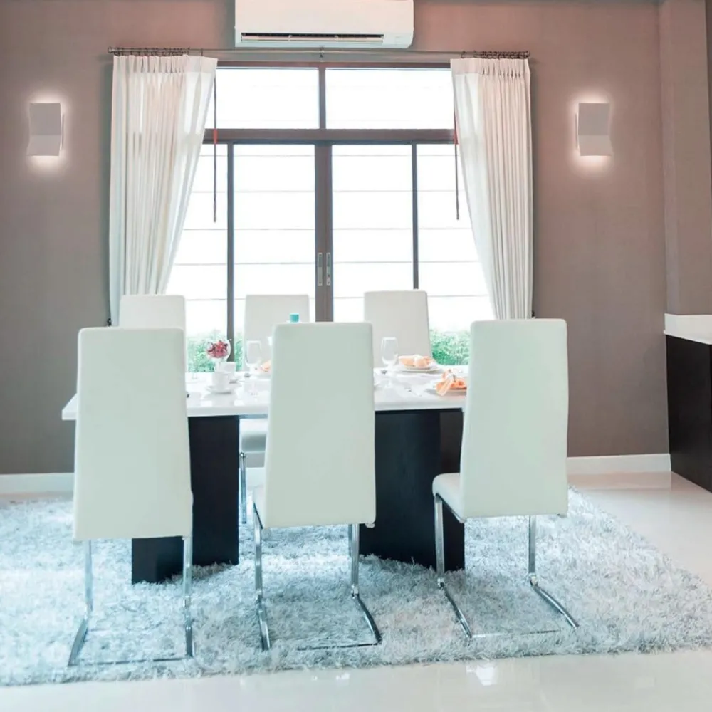 Applique Da Parete-Selezionato da Mazzolaluce Applique led 18w 3000k design gesso ceramica bianca
