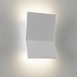 Applique Da Parete-Selezionato da Mazzolaluce Applique led 18w 4000k design moderna gesso bianca