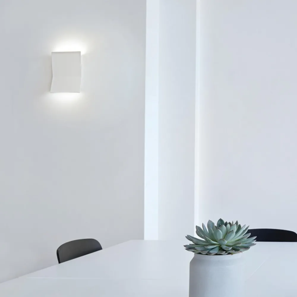 Applique Da Parete-Selezionato da Mazzolaluce Applique led 18w 4000k design moderna gesso bianca