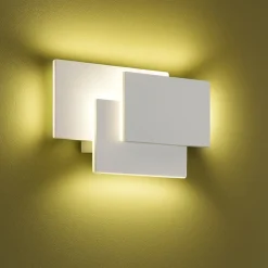 Applique Da Parete-Selezionato da Mazzolaluce Applique led 36w 3000k design moderna rettangoli bianco