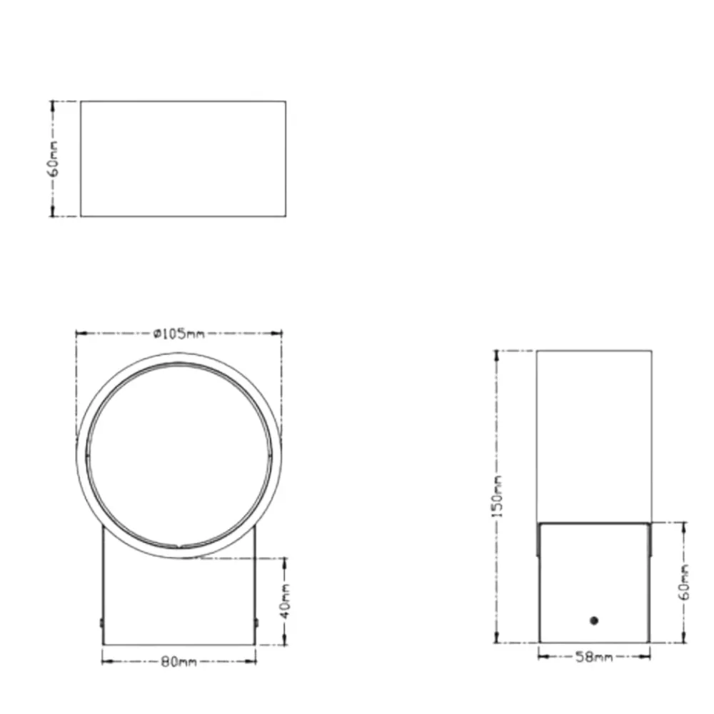 Applique Da Parete-Selezionato da Mazzolaluce Applique led 4,5w 3000k design moderna bianco per interni