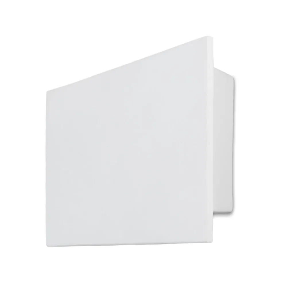 Applique Da Parete-Selezionato da Mazzolaluce Applique led 24w 2700k gesso cristaly bianco rettangolare
