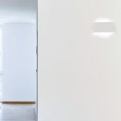 Applique Da Parete-Selezionato da Mazzolaluce Applique led 24w 2700k gesso cristaly bianco rettangolare