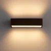 Applique Da Parete-Top Light Applique led 12w 3000k 4000k rettangolare marrone bios