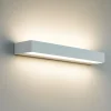 Applique Da Parete-Linea Light Applique led 30w 3000k metal bianca