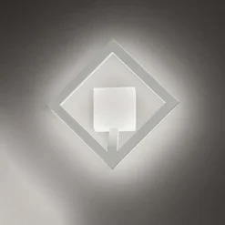 Applique Da Parete-Affralux Applique led 19w 3000k moderna bianco quattro