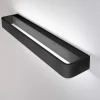 Applique Da Parete-Linea Light Applique led 30w 3000k moderna nero metal